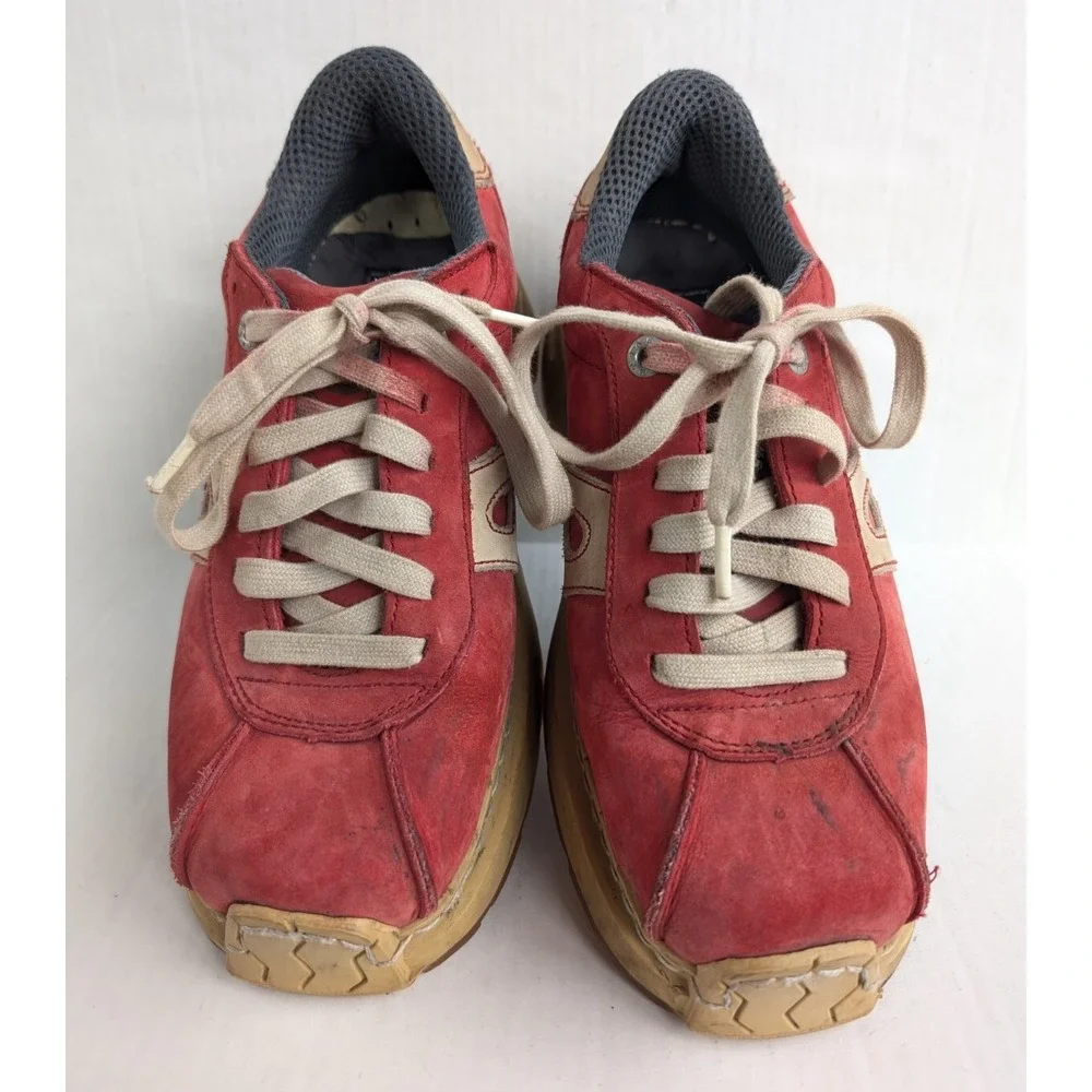 The Art‎ Company Shoes Mens 8 Vintage Y2K Double Air System Red Leather Libertad